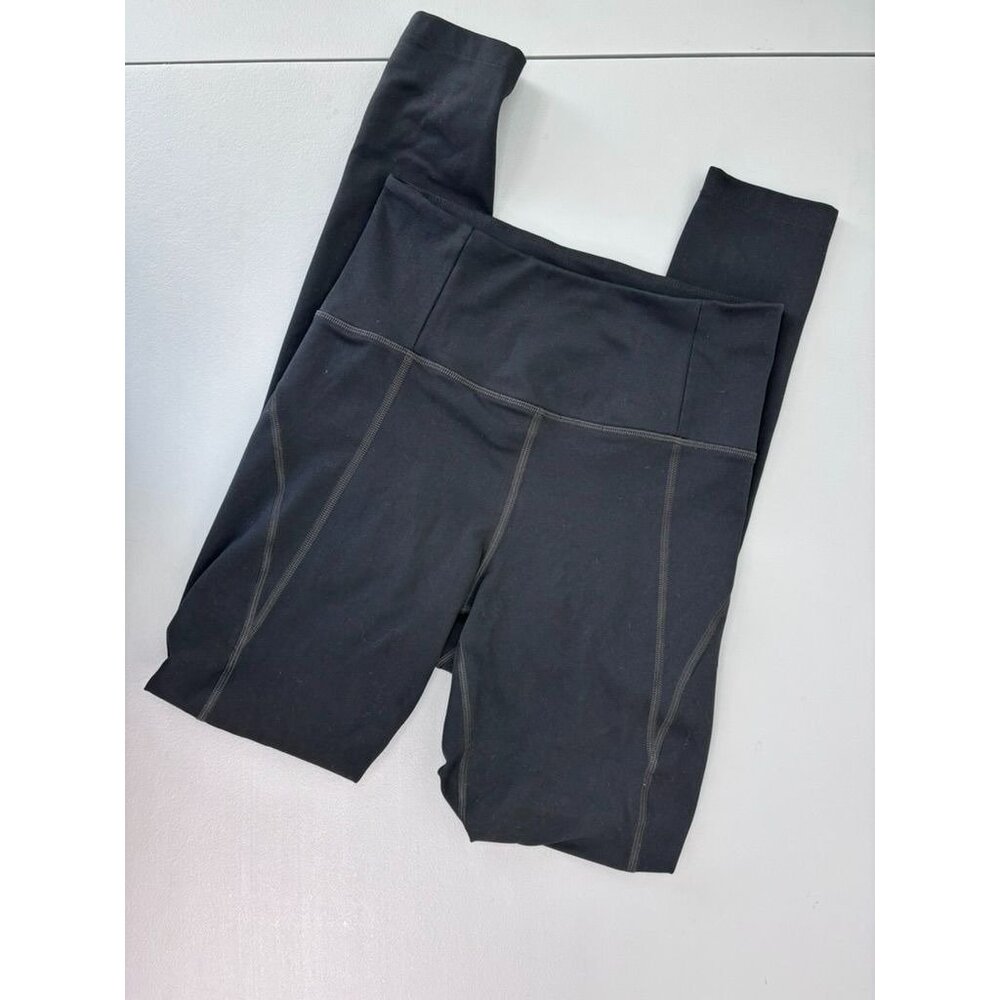 Girlfriend Collective women's small black full length athletic leggings workout